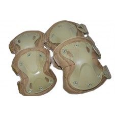 Set of knee and elbow pads (X-type) Sandy
