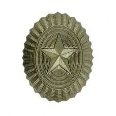 Badge BC on wedge cap, field