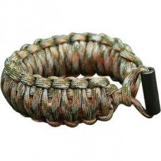 Paracord bracelet Cord with flint and tinder