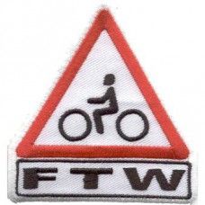 Iron-On transfer Always two wheels -0689