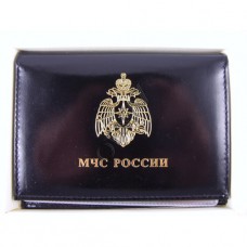 Cover for driving license and certificate MOE Rossii with badge